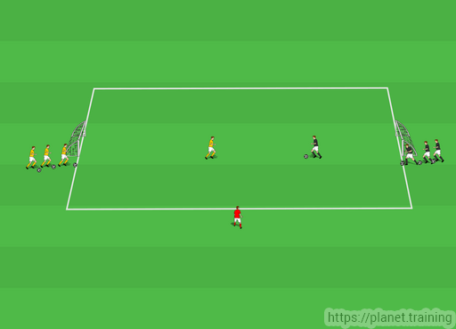 1 v 1 Flying Changes