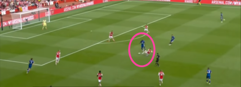 Switching the Field to Create Goal Chances