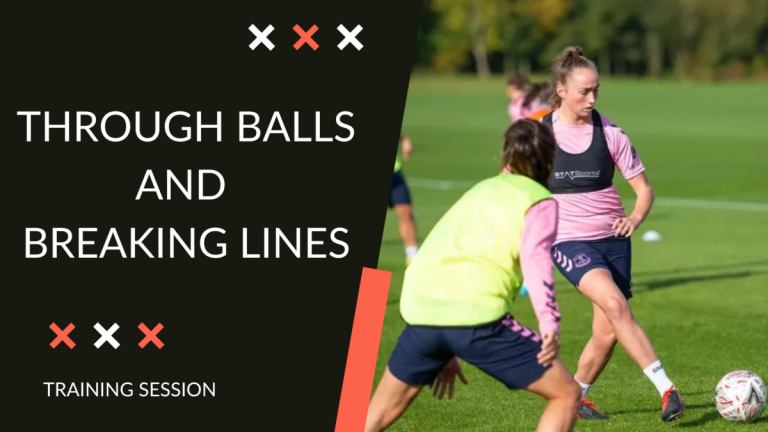 Breaking Lines with Through-Balls